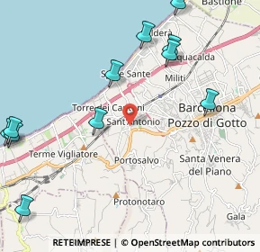 Mappa Via Saia Ciraolo, 98051 Barcellona Pozzo di Gotto ME, Italia (3.07818)