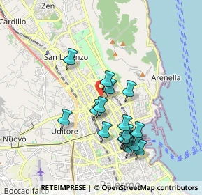 Mappa Via del n, 90143 Palermo PA, Italia (1.92)