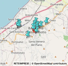 Mappa Via S. Filippo Neri, 98051 Barcellona Pozzo di Gotto ME, Italia (1.16667)