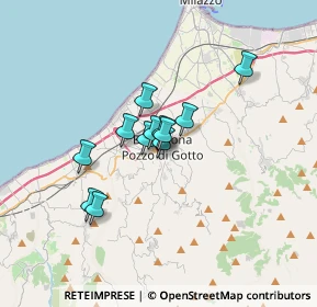 Mappa Via S. Filippo Neri, 98051 Barcellona Pozzo di Gotto ME, Italia (2.425)