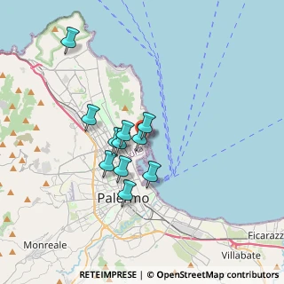 Mappa Via Bettolo Giovanni Ammiraglio, 90142 Palermo PA, Italia (3.01091)