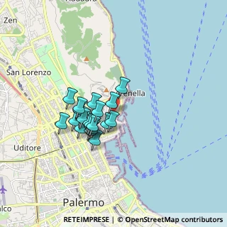 Mappa Via Bettolo Giovanni Ammiraglio, 90142 Palermo PA, Italia (1.428)