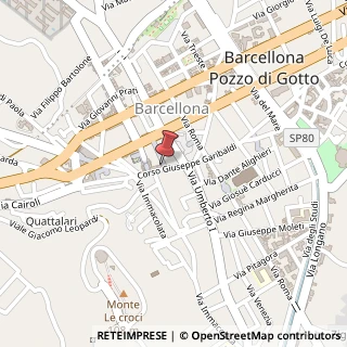 Mappa Via Longo, 3, 98051 Barcellona Pozzo di Gotto, Messina (Sicilia)
