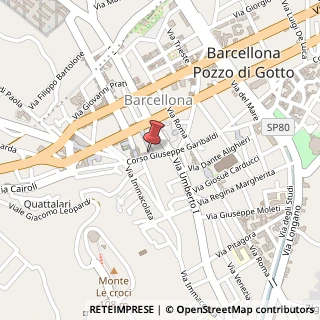 Mappa Via Amilcare Ponchielli, 42, 98051 Barcellona Pozzo di Gotto, Messina (Sicilia)