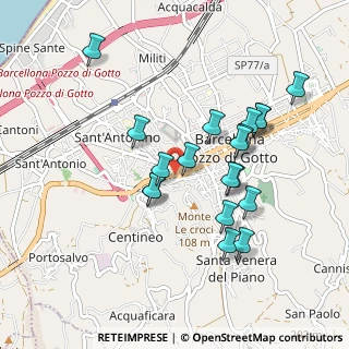 Mappa Vicolo II Crocifisso, 98051 Barcellona Pozzo di Gotto ME, Italia (0.97053)