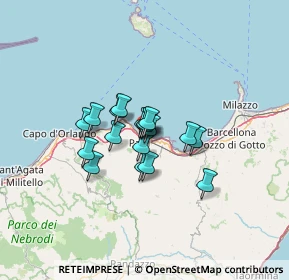 Mappa Via San Pietro Tommaso, 98066 Patti ME, Italia (8.85111)