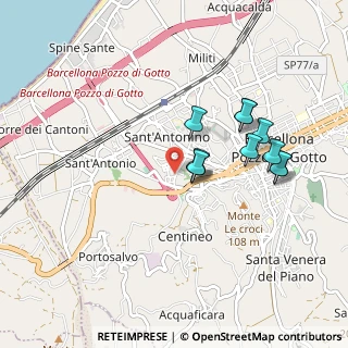 Mappa Stretto I Fondaco Nuovo, 98051 Barcellona Pozzo di Gotto ME, Italia (0.88636)
