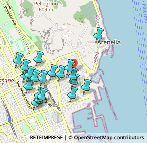 Mappa 90142 Palermo PA, Italia (1.1165)