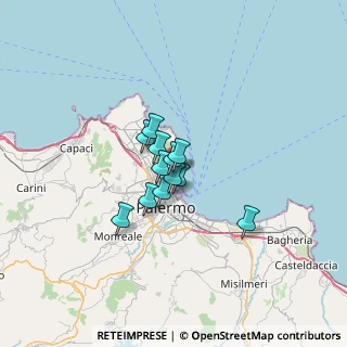 Mappa 90142 Palermo PA, Italia (4.05417)