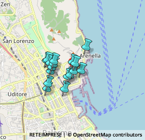 Mappa 90142 Palermo PA, Italia (1.20412)