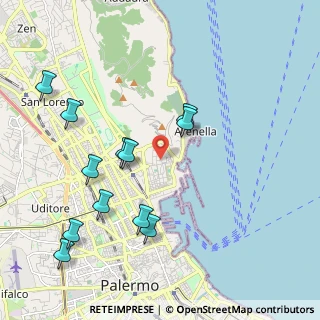 Mappa 90142 Palermo PA, Italia (2.46583)