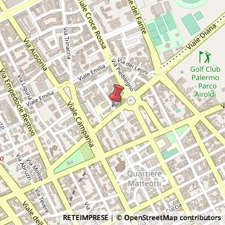 Mappa Via Giacinto Carini, 3, 90144 Palermo, Palermo (Sicilia)