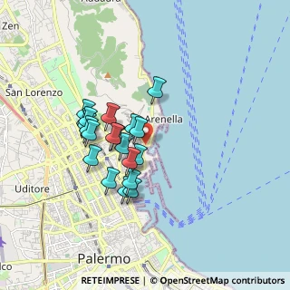 Mappa Via Papa Paolo VI, 90142 Palermo PA, Italia (1.6)