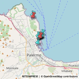 Mappa Via Papa Paolo VI, 90142 Palermo PA, Italia (1.36909)