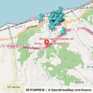 Mappa SP146, 98062 Brolo ME, Italia (1.271)