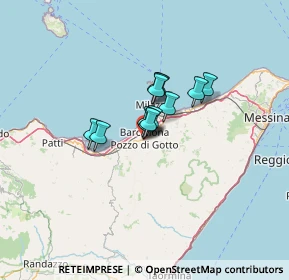 Mappa Via Giosuè Carducci, 98051 Barcellona Pozzo di Gotto ME, Italia (7.48)