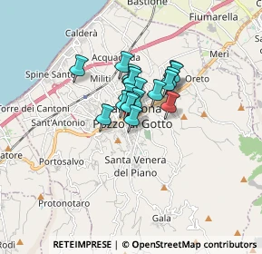 Mappa Via Vittorio Alfieri, 98051 Barcellona Pozzo di Gotto ME, Italia (1.03421)