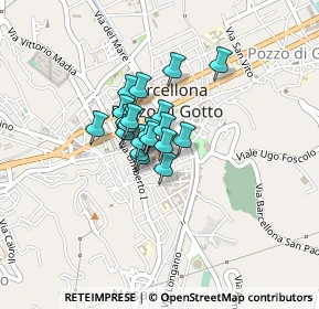 Mappa Via Giosuè Carducci, 98051 Barcellona Pozzo di Gotto ME, Italia (0.2525)