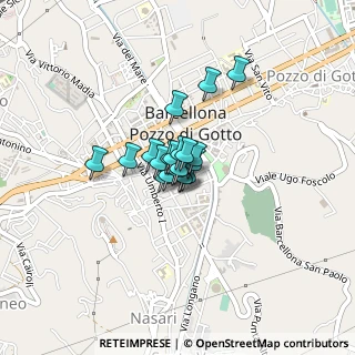 Mappa Via Vittorio Alfieri, 98051 Barcellona Pozzo di Gotto ME, Italia (0.2025)