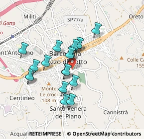 Mappa Viale delle Rimembranze, 98051 Barcellona Pozzo di Gotto ME, Italia (0.83167)