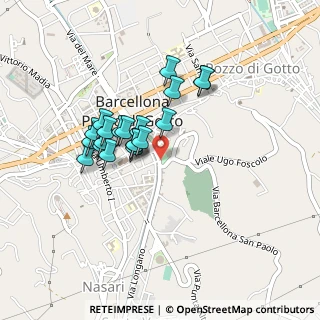 Mappa Viale delle Rimembranze, 98051 Barcellona Pozzo di Gotto ME, Italia (0.395)