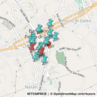Mappa Viale delle Rimembranze, 98051 Barcellona Pozzo di Gotto ME, Italia (0.351)