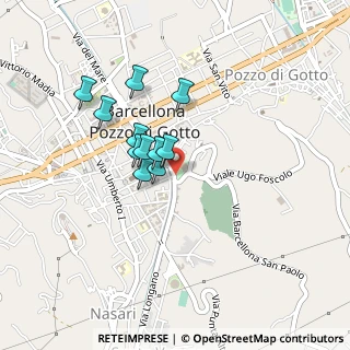 Mappa Viale delle Rimembranze, 98051 Barcellona Pozzo di Gotto ME, Italia (0.36)