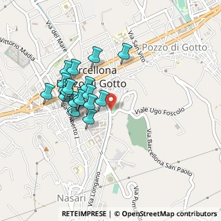 Mappa Viale delle Rimembranze, 98051 Barcellona Pozzo di Gotto ME, Italia (0.444)