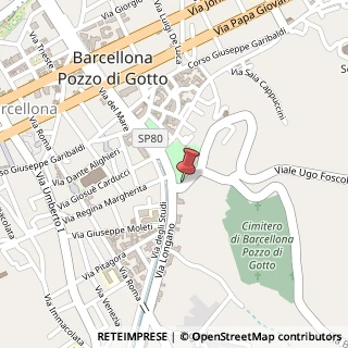 Mappa Viale delle Rimembranze, 26, 98051 Barcellona Pozzo di Gotto, Messina (Sicilia)