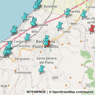 Mappa Viale delle Rimembranze, 98051 Barcellona Pozzo di Gotto ME, Italia (3.2735)