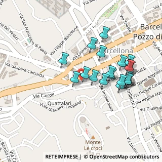 Mappa Vicolo I S. Giovanni, 98051 Barcellona Pozzo di Gotto ME, Italia (0.245)