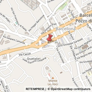 Mappa Piazza Pietro Gambadauro, 1, 98051 Barcellona Pozzo di Gotto, Messina (Sicilia)