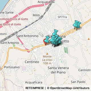 Mappa Piazza Pietro Gambadauro, 98051 Barcellona Pozzo di Gotto ME, Italia (0.63357)