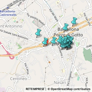 Mappa Piazza Pietro Gambadauro, 98051 Barcellona Pozzo di Gotto ME, Italia (0.47)