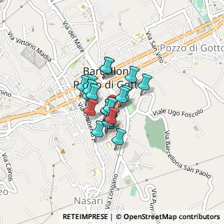 Mappa Via Giuseppe Verdi, 98051 Barcellona Pozzo di Gotto ME, Italia (0.262)