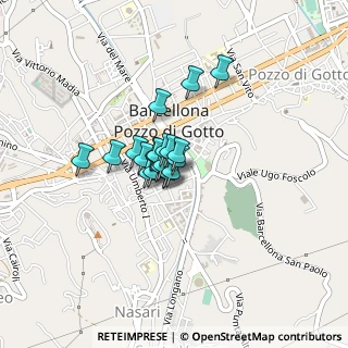 Mappa Via Giuseppe Verdi, 98051 Barcellona Pozzo di Gotto ME, Italia (0.239)