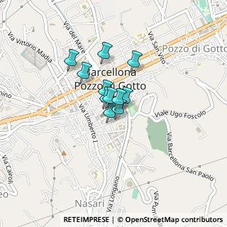 Mappa Via Giuseppe Verdi, 98051 Barcellona Pozzo di Gotto ME, Italia (0.25545)