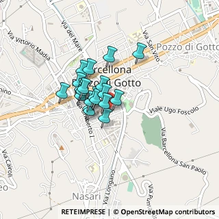 Mappa Via Giuseppe Verdi, 98051 Barcellona Pozzo di Gotto ME, Italia (0.3045)
