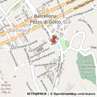 Mappa Via Giosuè Carducci,  92, 98051 Barcellona Pozzo di Gotto, Messina (Sicilia)