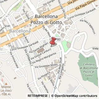 Mappa Piazza Europa Unita, 11, 98051 Barcellona Pozzo di Gotto, Messina (Sicilia)