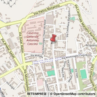Mappa Via Ruggero Marturano,  40, 90142 Palermo, Palermo (Sicilia)
