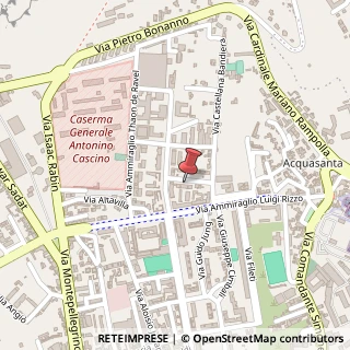 Mappa Via Giorgio D'Antiochia, 5, 90142 Palermo, Palermo (Sicilia)