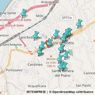 Mappa Via Curcio, 98051 Barcellona Pozzo di Gotto ME, Italia (0.93579)