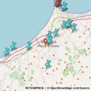 Mappa Via San Giovanni, 98051 Barcellona Pozzo di Gotto ME, Italia (6.0325)
