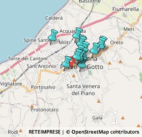 Mappa Via Curcio, 98051 Barcellona Pozzo di Gotto ME, Italia (1.05938)