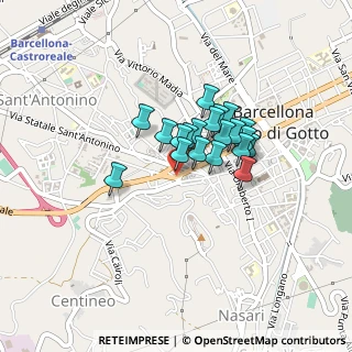 Mappa Via San Giovanni, 98051 Barcellona Pozzo di Gotto ME, Italia (0.313)
