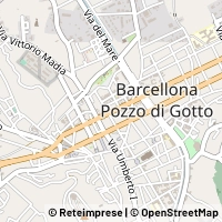 Kartta Barcellona Pozzo di Gotto