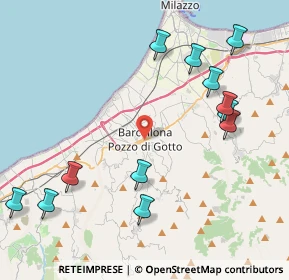 Mappa Via Antonio Gramsci, 98051 Barcellona Pozzo di Gotto ME, Italia (5.5575)