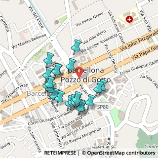 Mappa Via Madonna Del Latte, 98051 Barcellona Pozzo di Gotto ME, Italia (0.235)