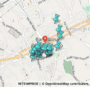Mappa Via Antonio Gramsci, 98051 Barcellona Pozzo di Gotto ME, Italia (0.363)